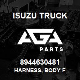 8944630481 Isuzu Truck HARNESS, BODY F | AGA Parts