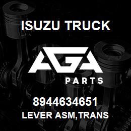 8944634651 Isuzu Truck LEVER ASM,TRANS | AGA Parts