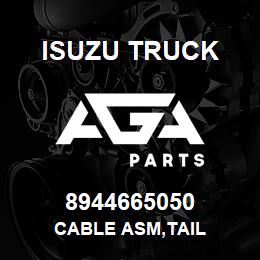 8944665050 Isuzu Truck CABLE ASM,TAIL | AGA Parts