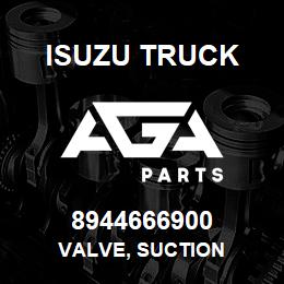 8944666900 Isuzu Truck VALVE, SUCTION | AGA Parts