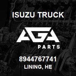 8944767741 Isuzu Truck LINING, HE | AGA Parts