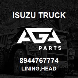 8944767774 Isuzu Truck LINING,HEAD | AGA Parts