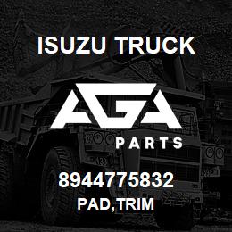 8944775832 Isuzu Truck PAD,TRIM | AGA Parts