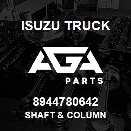 8944780642 Isuzu Truck SHAFT & COLUMN | AGA Parts