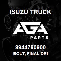 8944780900 Isuzu Truck BOLT, FINAL DRI | AGA Parts