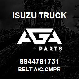 8944781731 Isuzu Truck BELT,A/C,CMPR | AGA Parts