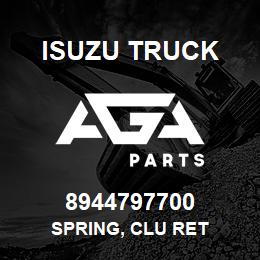 8944797700 Isuzu Truck SPRING, CLU RET | AGA Parts