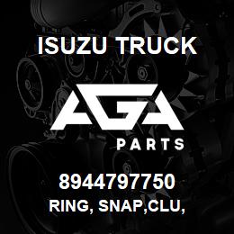 8944797750 Isuzu Truck RING, SNAP,CLU, | AGA Parts