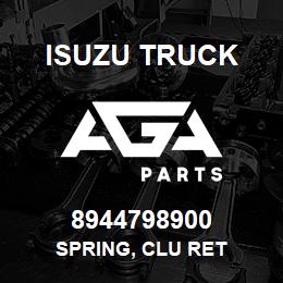 8944798900 Isuzu Truck SPRING, CLU RET | AGA Parts