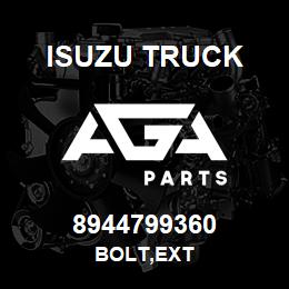 8944799360 Isuzu Truck BOLT,EXT | AGA Parts