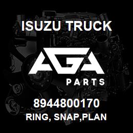 8944800170 Isuzu Truck RING, SNAP,PLAN | AGA Parts