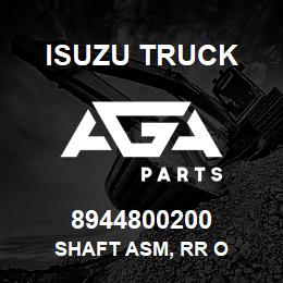 8944800200 Isuzu Truck SHAFT ASM, RR O | AGA Parts