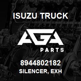 8944802182 Isuzu Truck SILENCER, EXH | AGA Parts