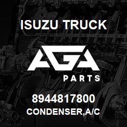 8944817800 Isuzu Truck CONDENSER,A/C | AGA Parts