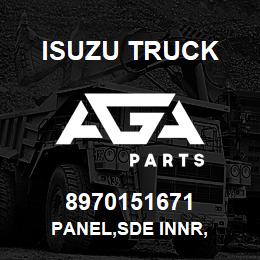 8970151671 Isuzu Truck PANEL,SDE INNR, | AGA Parts