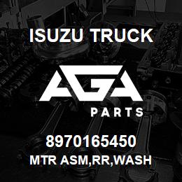 8970165450 Isuzu Truck MTR ASM,RR,WASH | AGA Parts