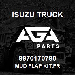 8970170780 Isuzu Truck MUD FLAP KIT,FR | AGA Parts