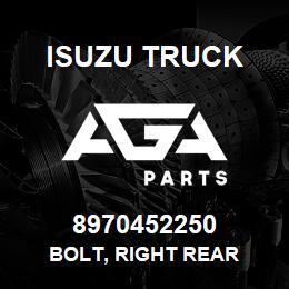 8970452250 Isuzu Truck BOLT, RIGHT REAR | AGA Parts