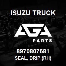 8970807681 Isuzu Truck SEAL, DRIP,(RH) | AGA Parts