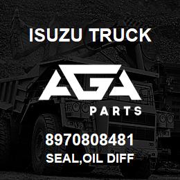 8970808481 Isuzu Truck SEAL,OIL DIFF | AGA Parts