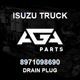 8971098690 Isuzu Truck DRAIN PLUG | AGA Parts