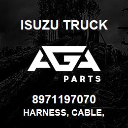 8971197070 Isuzu Truck HARNESS, CABLE, | AGA Parts