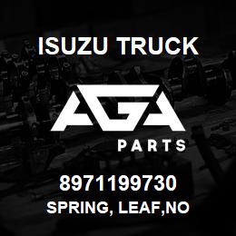 8971199730 Isuzu Truck SPRING, LEAF,NO | AGA Parts