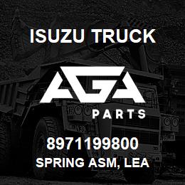 8971199800 Isuzu Truck SPRING ASM, LEA | AGA Parts