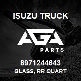 8971244643 Isuzu Truck GLASS, RR QUART | AGA Parts