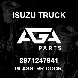 8971247941 Isuzu Truck GLASS, RR DOOR, | AGA Parts