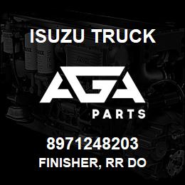 8971248203 Isuzu Truck FINISHER, RR DO | AGA Parts