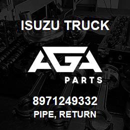 8971249332 Isuzu Truck PIPE, RETURN | AGA Parts