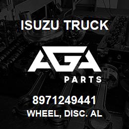 8971249441 Isuzu Truck WHEEL, DISC. AL | AGA Parts