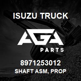 8971253012 Isuzu Truck SHAFT ASM, PROP | AGA Parts