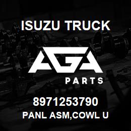 8971253790 Isuzu Truck PANL ASM,COWL U | AGA Parts