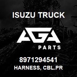 8971294541 Isuzu Truck HARNESS, CBL.PR | AGA Parts