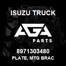 8971303480 Isuzu Truck PLATE, MTG BRAC | AGA Parts