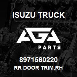 8971560220 Isuzu Truck RR DOOR TRIM,RH | AGA Parts