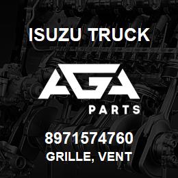 8971574760 Isuzu Truck GRILLE, VENT | AGA Parts