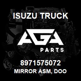 8971575072 Isuzu Truck MIRROR ASM, DOO | AGA Parts