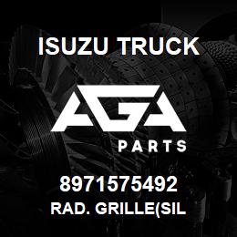 8971575492 Isuzu Truck RAD. GRILLE(SIL | AGA Parts