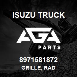 8971581872 Isuzu Truck GRILLE, RAD | AGA Parts