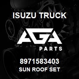 8971583403 Isuzu Truck SUN ROOF SET | AGA Parts