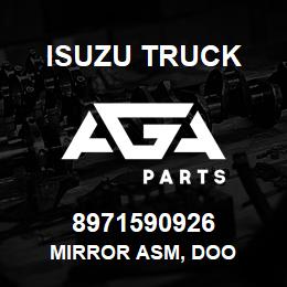 8971590926 Isuzu Truck MIRROR ASM, DOO | AGA Parts