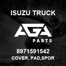 8971591542 Isuzu Truck COVER, PAD,SPOR | AGA Parts