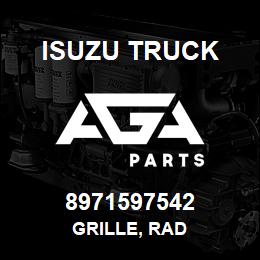 8971597542 Isuzu Truck GRILLE, RAD | AGA Parts