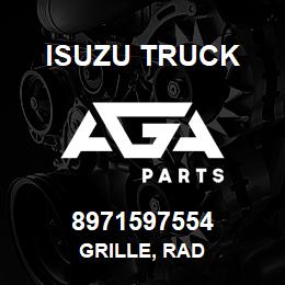 8971597554 Isuzu Truck GRILLE, RAD | AGA Parts