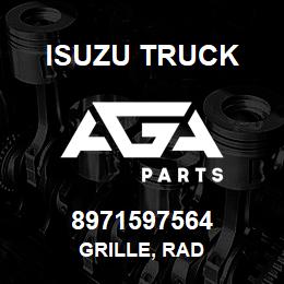 8971597564 Isuzu Truck GRILLE, RAD | AGA Parts