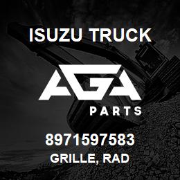 8971597583 Isuzu Truck GRILLE, RAD | AGA Parts