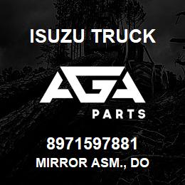 8971597881 Isuzu Truck MIRROR ASM., DO | AGA Parts